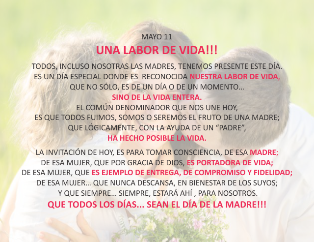 Una labor de vida!!!